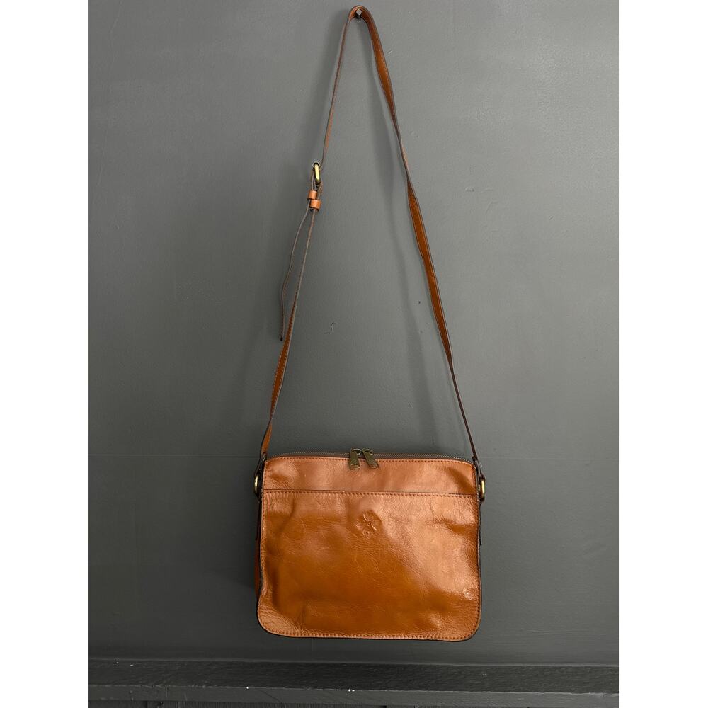 Patricia Nash Heritage Collection Nazaire Crossbody Bag Tan